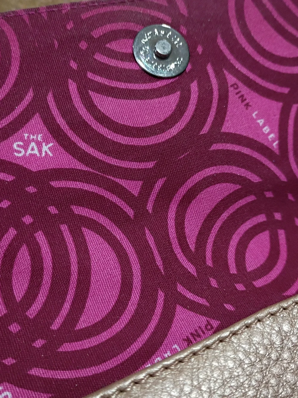 The Sak Pink Label Clutch with Jewel Accents
